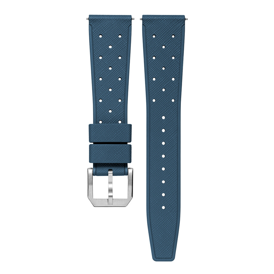 klassisches kautschukarmband blau - baltic watches