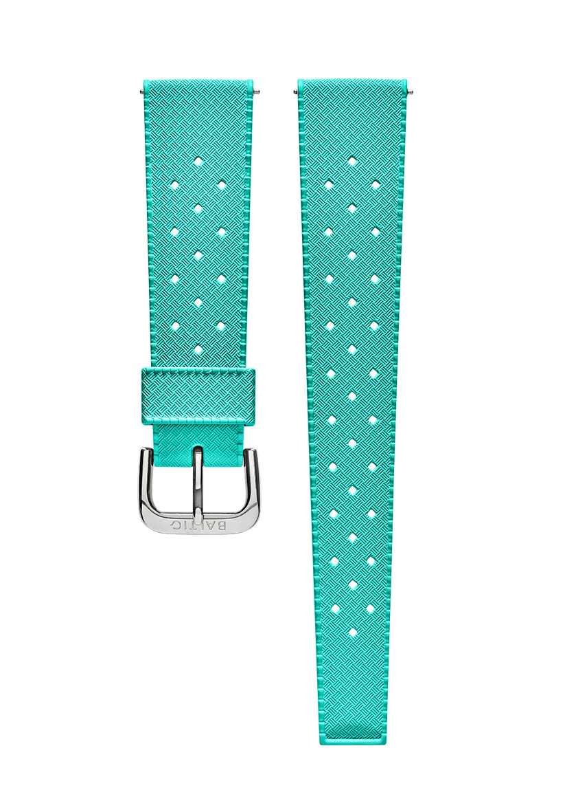 fkm-kautschukarmband türkis - baltic watches