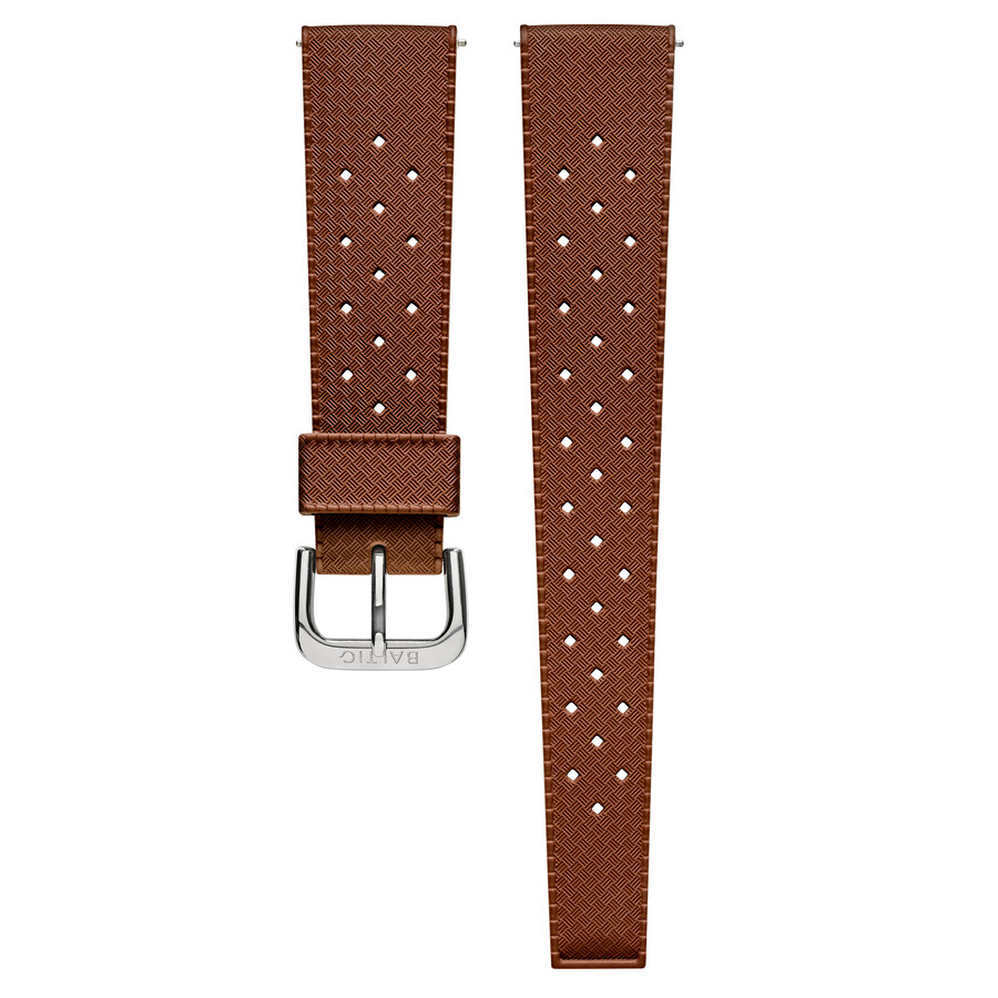braunes fkm-kautschukarmband – baltic watches