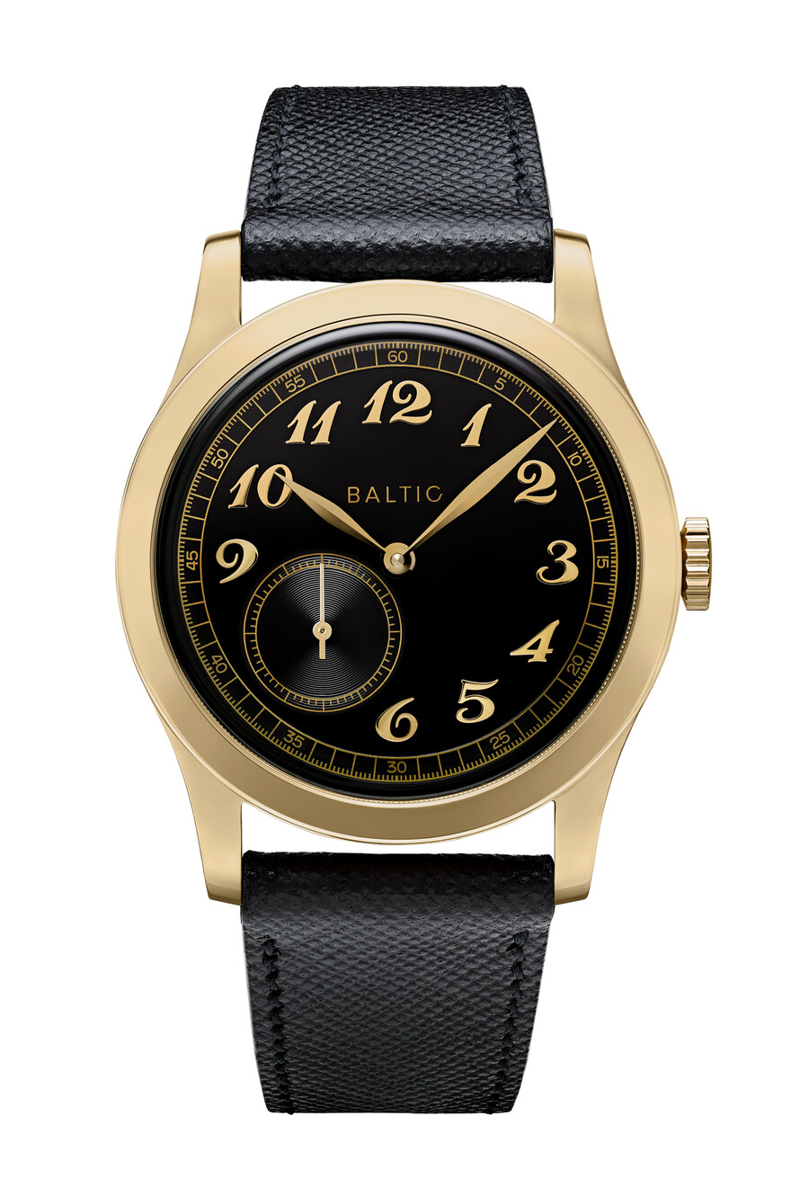 mr classic gold pvd schwarz - baltic uhren