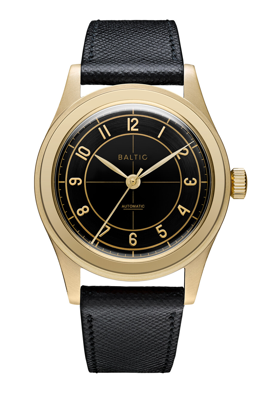 hms 002 gold pvd schwarz - baltic watches