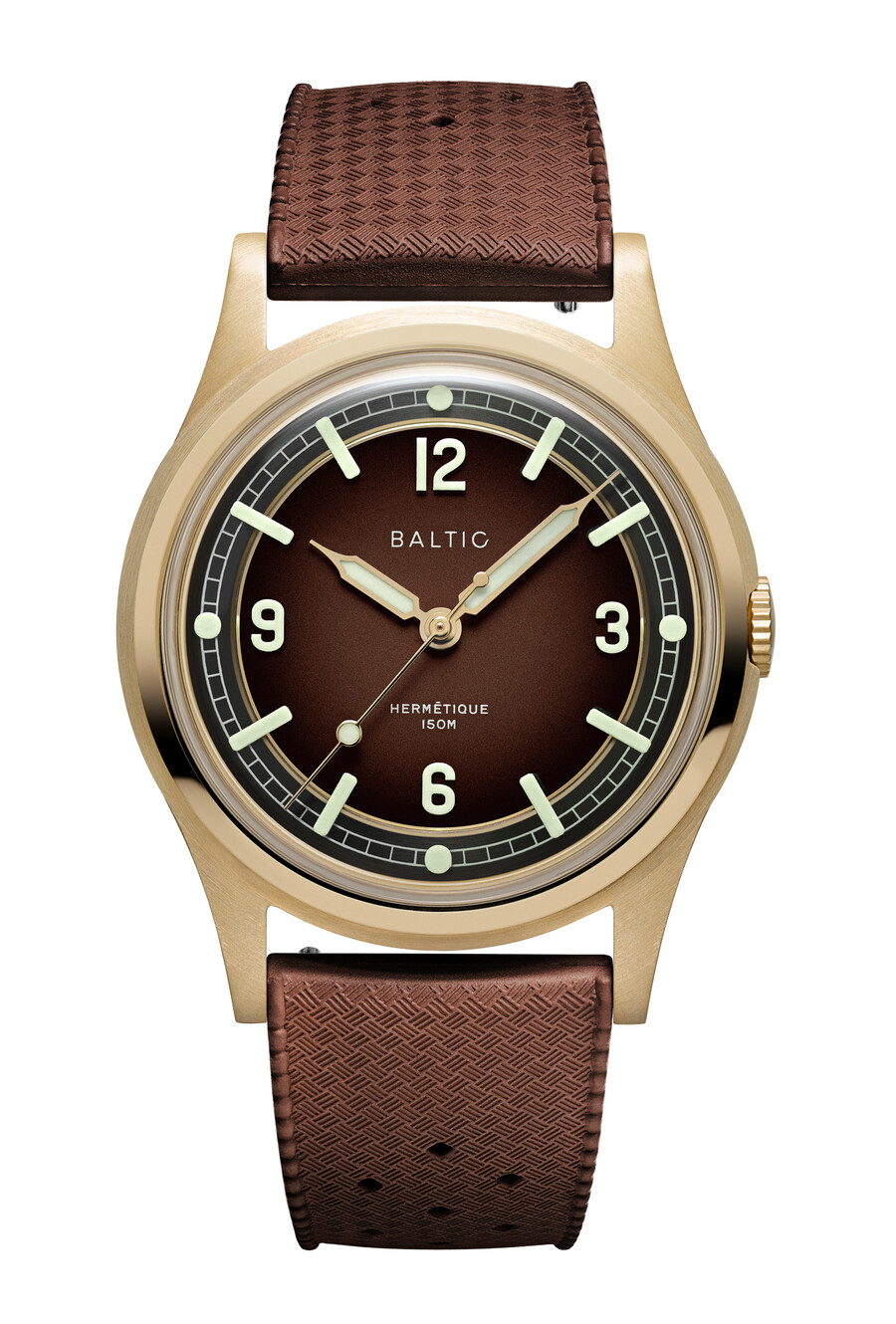 hermétique tourer bronze braun – baltic watches