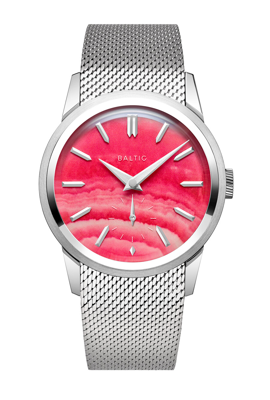prismatischer stein rosa albit - baltic watches
